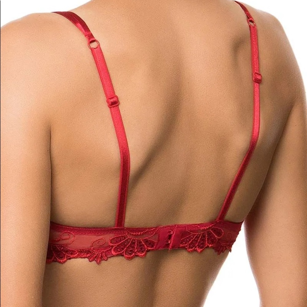 Lise Charmel Dressing Floral Plunge Bra - Picture 3 of 5
